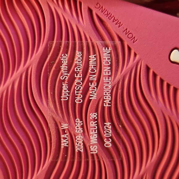 Olukai Pink Pulmeria Flop Flops Size 6 - Picture 5 of 6